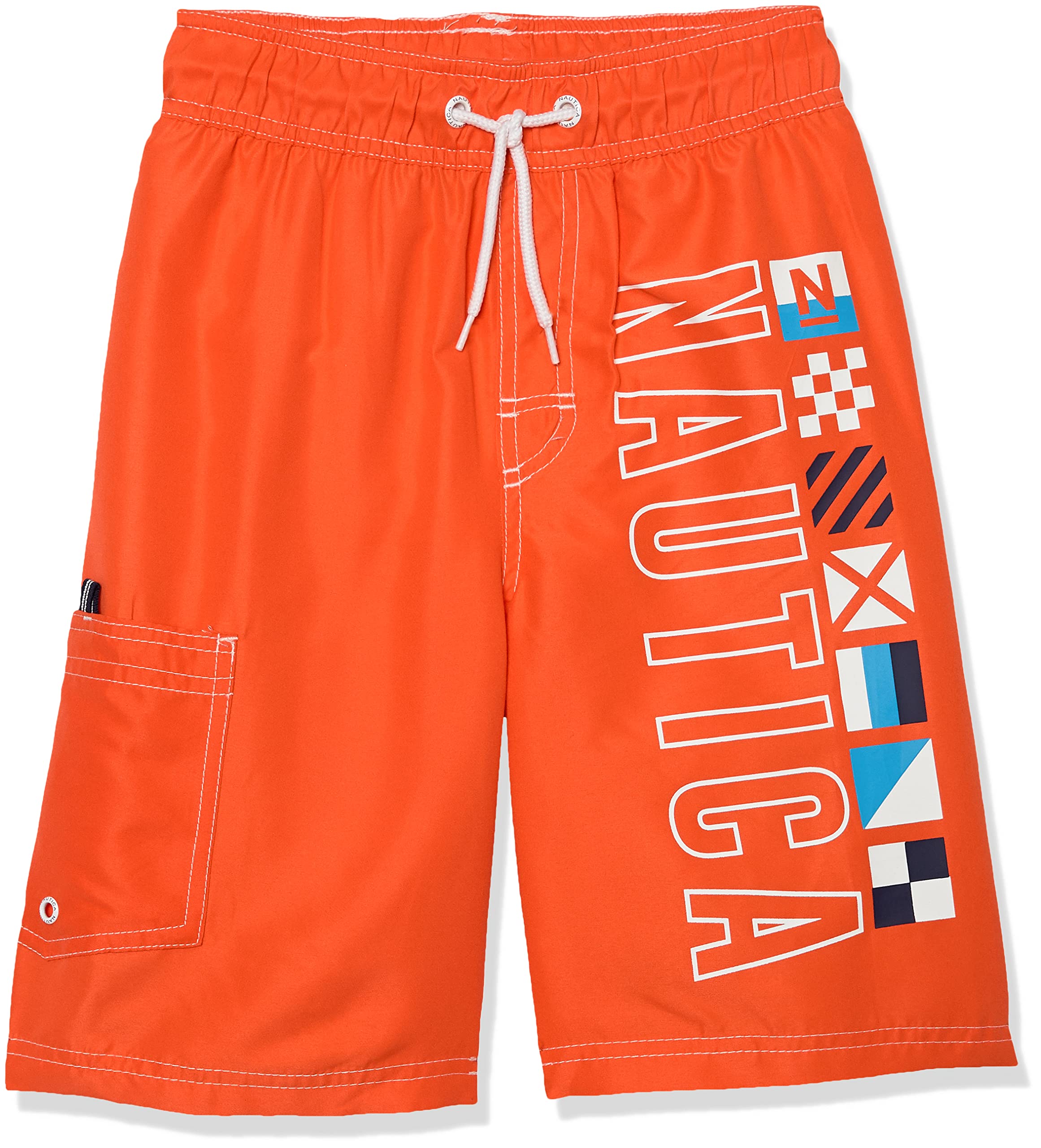 Nautica Boys' UPF 50+ Swim Trunks - Quick Dry, Comfortable Swim Shorts for Kids - Perfect for Beach, Pool & Summer Water Activities
