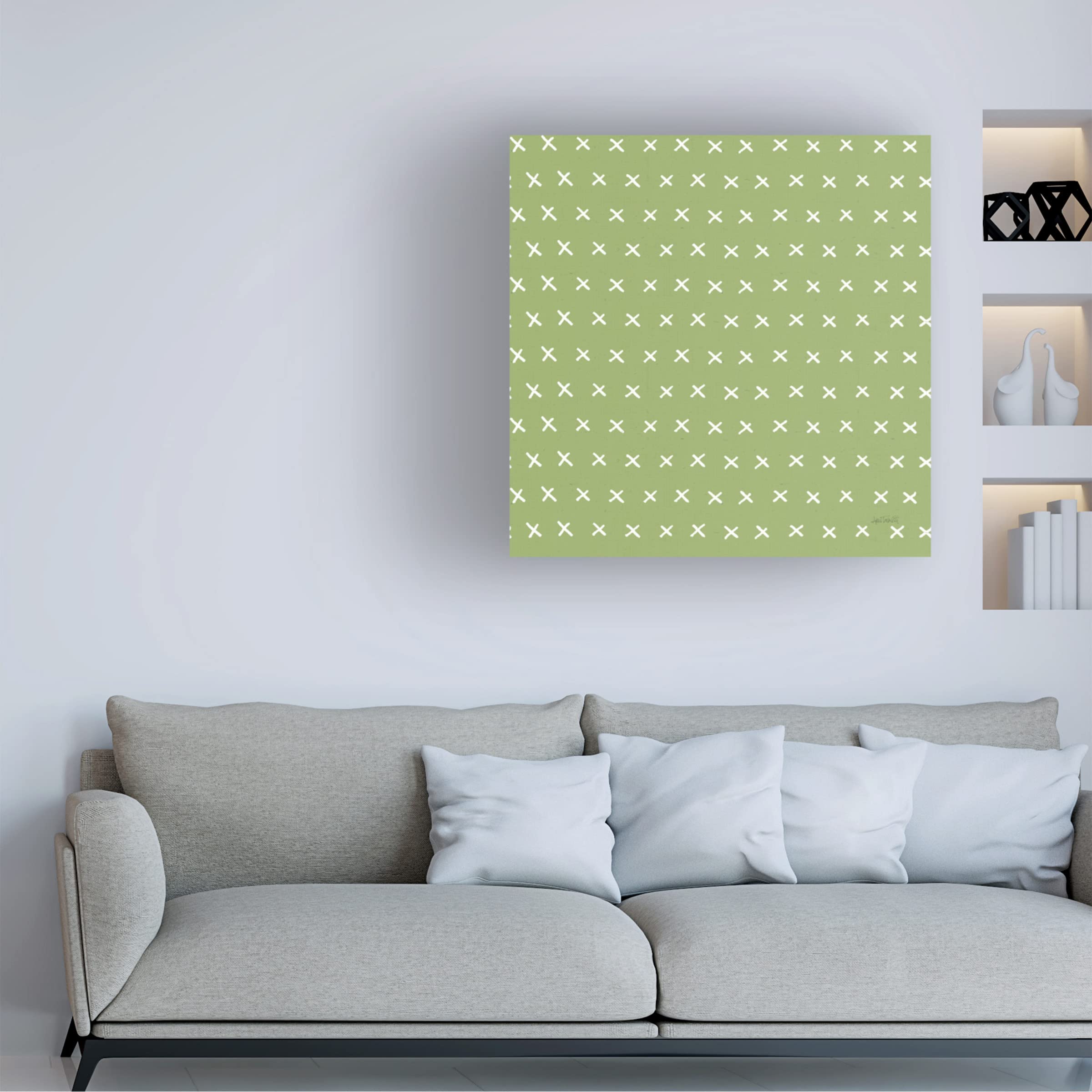 Anne Tavoletti 'Fruit Stand Pattern VIE' Canvas Wall Art Print - Modern Home Decor for Living Room, Bedroom & Office
