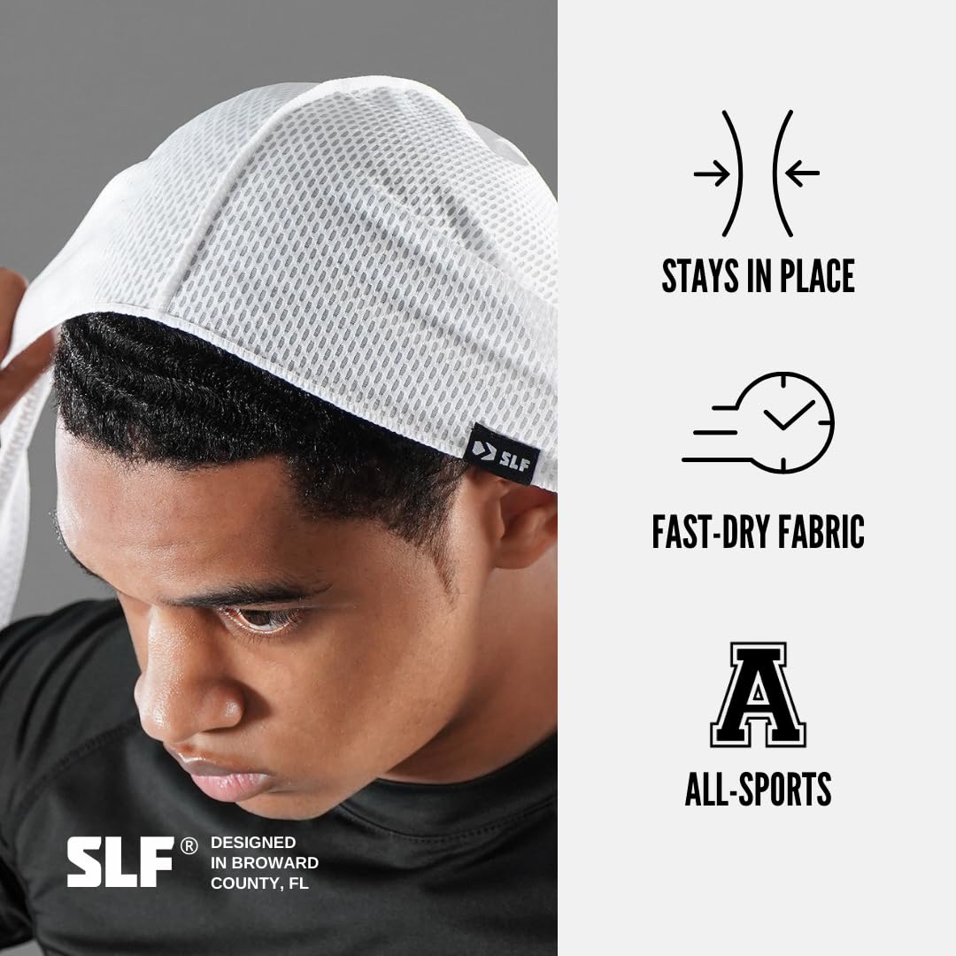 Breathable & Stretchable SLEEFS Mesh Sports Durag - Silky Fabric for Waves & Dreadlocks Protection - Perfect for Gym, Running & Basketball Workouts