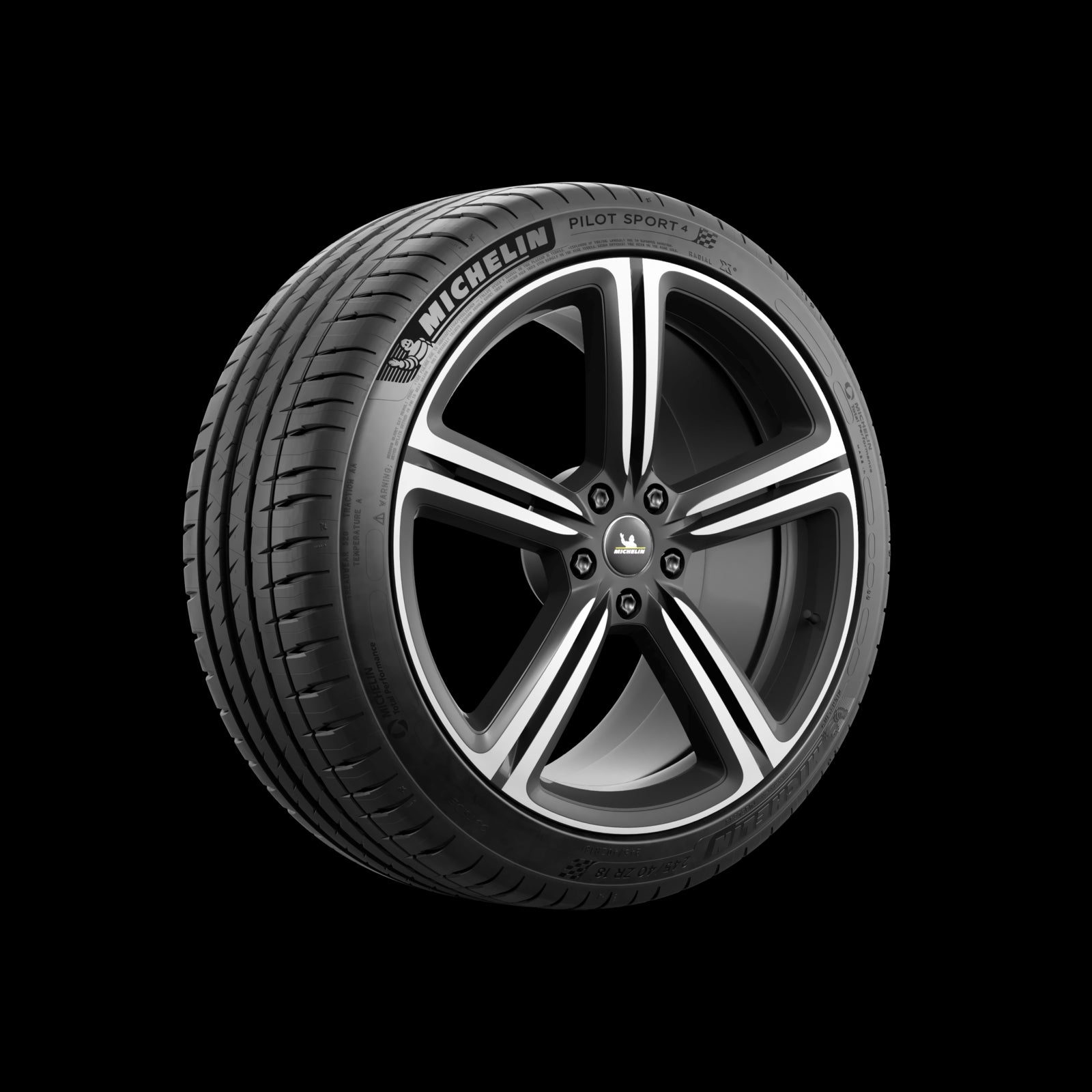 Michelin Pilot Sport 4 195/45R17 81W High Performance Summer Tires - Perfect for Sports Cars & High-Speed Driving
