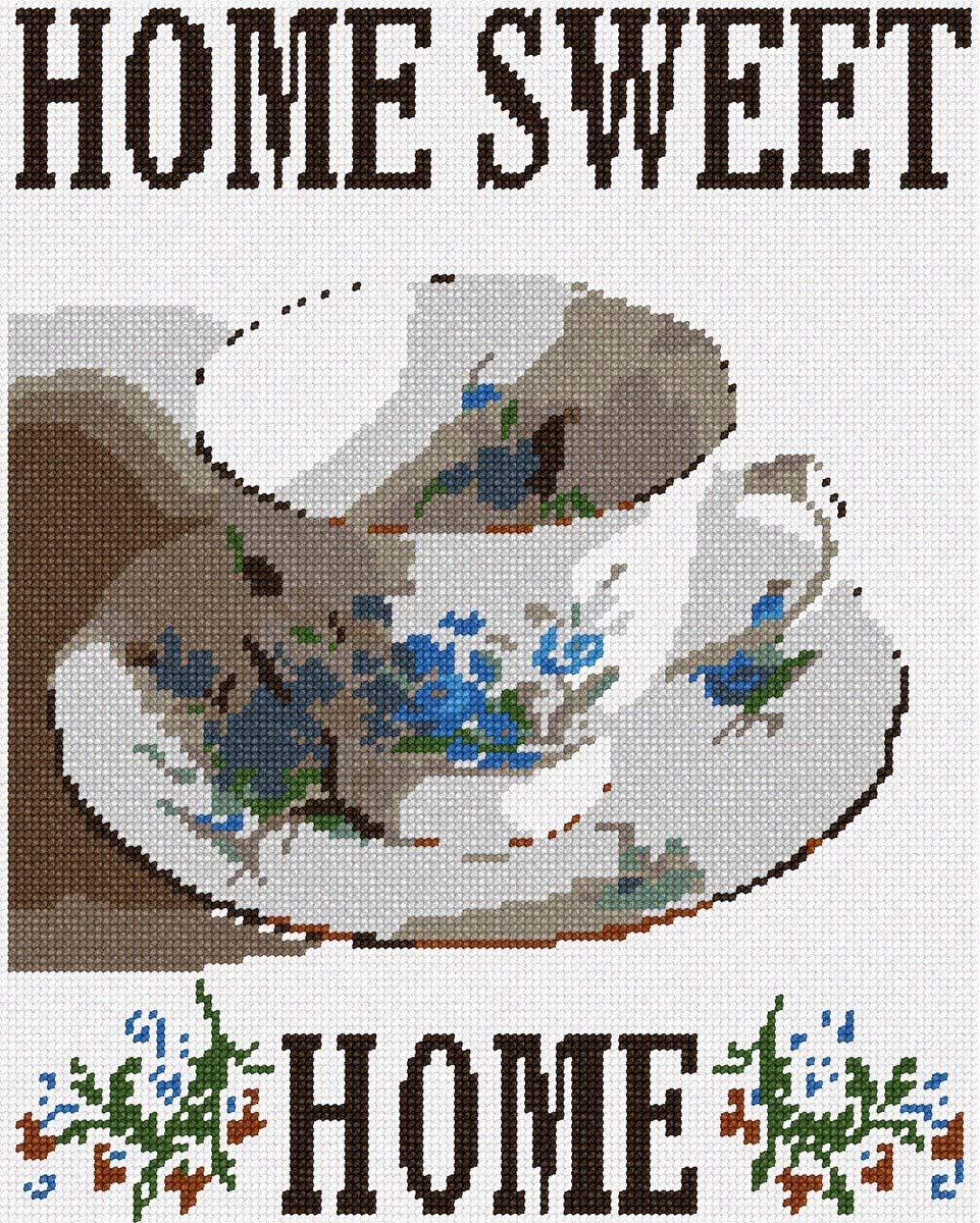 Pepita Needlepoint Kit - Home Sweet Home Cross Stitch Embroidery 9