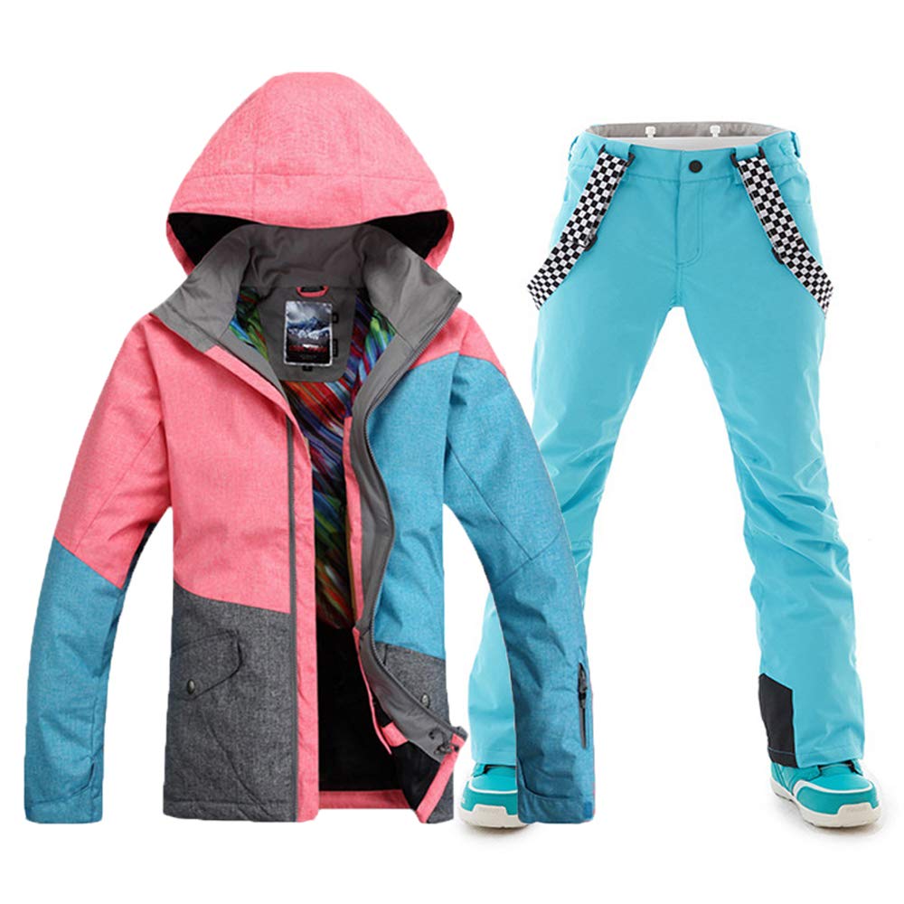 Women's Waterproof Windproof Snowboard Suit - Insulated Ski Jacket & Pants Set for Winter Sports & Outdoor Activities | Perfect for Skiing, Snowboarding & Cold Weather Adventures