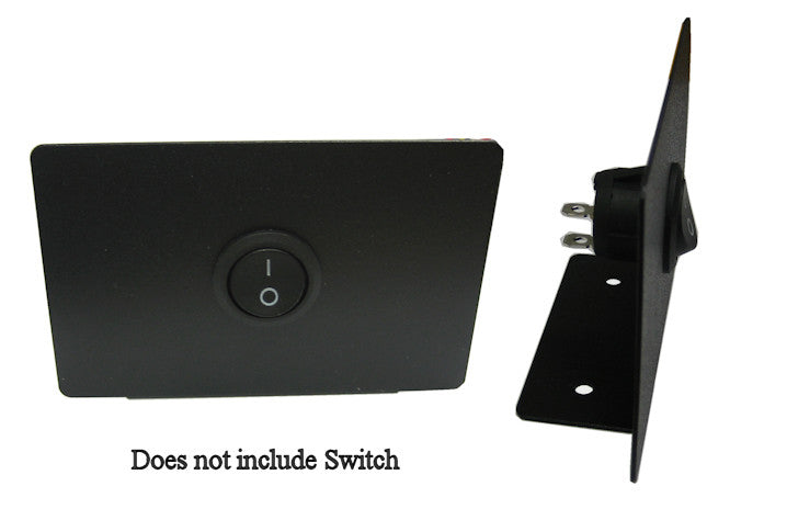 Coolerguys Universal Switch Mounting Plate - Compatible with Dual or Single Switch Installation | Perfect for Nintendo Switch Dock & Gaming Setup