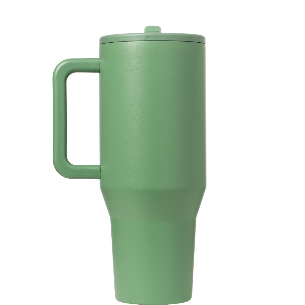 Sage Green 32Oz Insulated Stainless Steel Water Bottle for Travel, Hiking & Outdoor Activities - Leak Proof & BPA Free