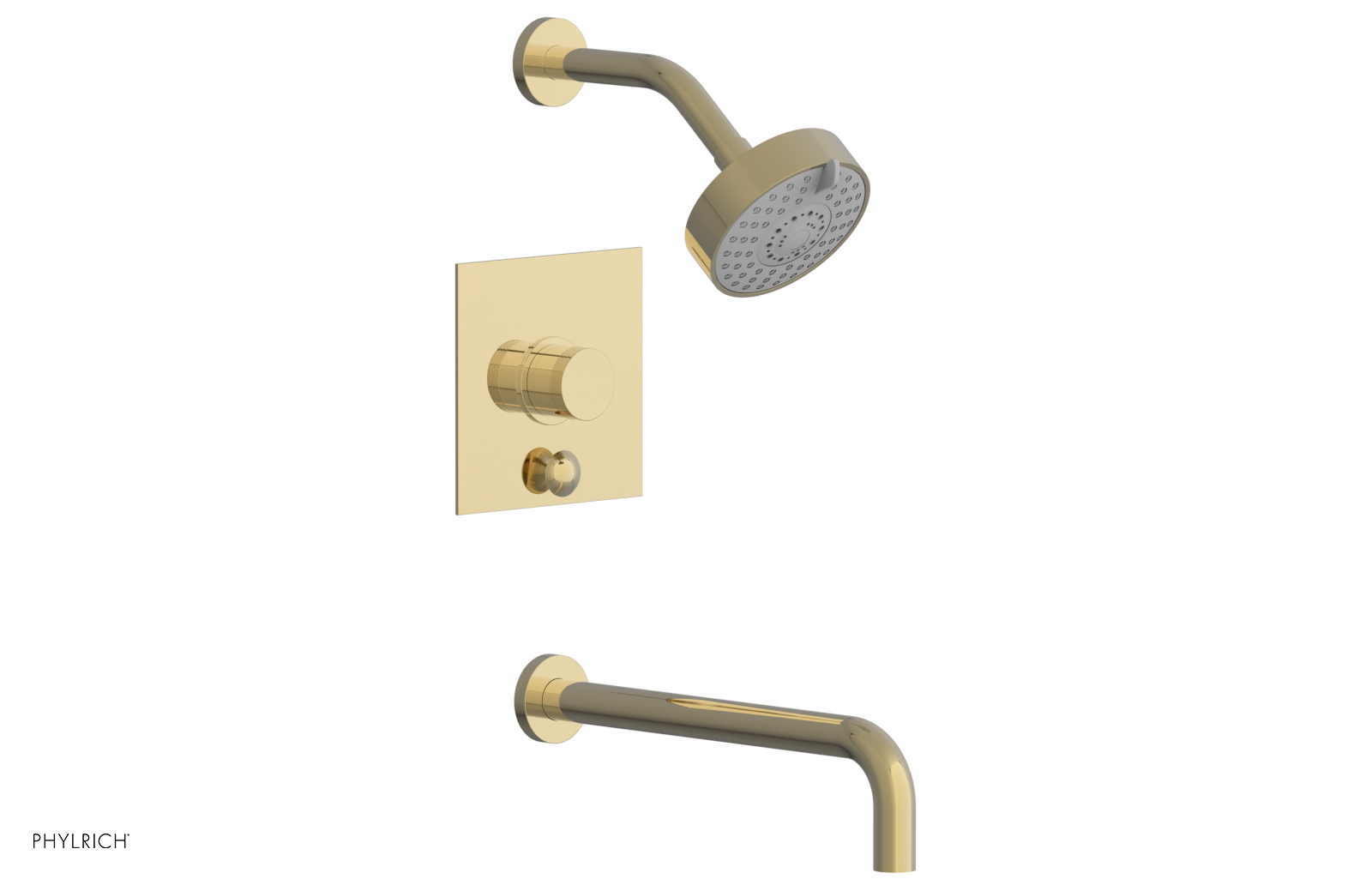 BASIC II 12 Pressure Balance Tub and Shower Faucet Set - 230S 26 12 - Durable Bathroom Fixture for Relaxing Showers and Spa-Like Baths