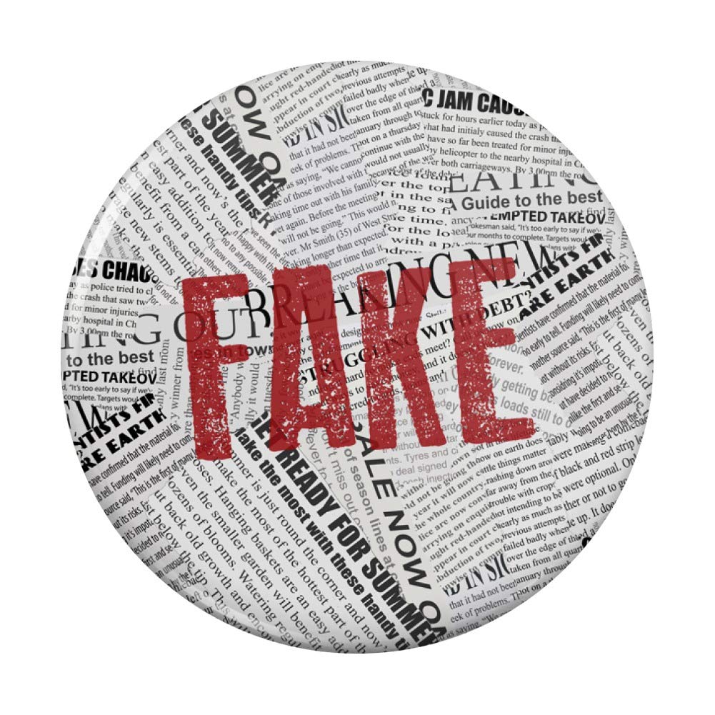 Donald Trump Fake News Refrigerator Magnet - Funny Political Kitchen Decor for Fridge, Office & Lockers - Great Gift for Trump Supporters & Political Satire Fans