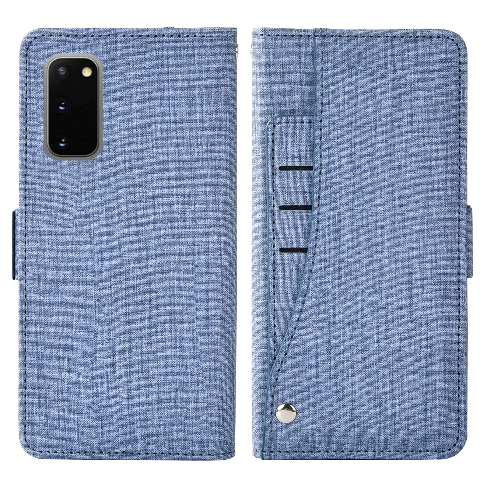 **Asuwish Samsung Galaxy S20 5G UW 6.2 Inch Wallet Case with Tempered Glass Screen Protector & Leather Flip Cover Card Holder – Compatible with Galaxy S20, S20 5G UW, Galaxy 20S G5 – Stylish Blue Case for Men & Women – Perfect for Work, Travel & Everyday Use**