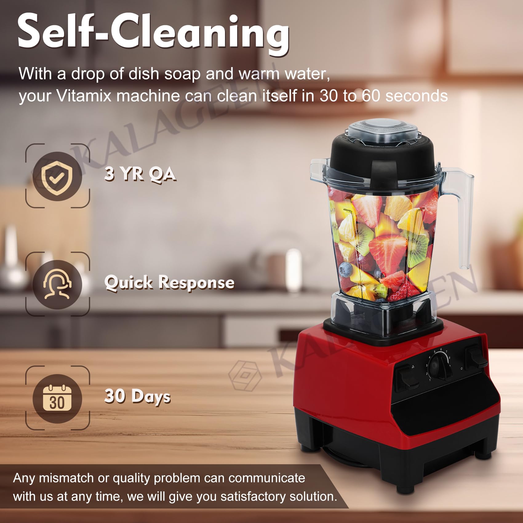 Vitamix 48 oz Blender Pitcher for 510, 5200, E310, Propel Series 500, E320, Pro200 Models - Classic Culinary Creation Explorian Container - 3-Year Warranty - Perfect for Smoothies, Soups, and Nut Butters