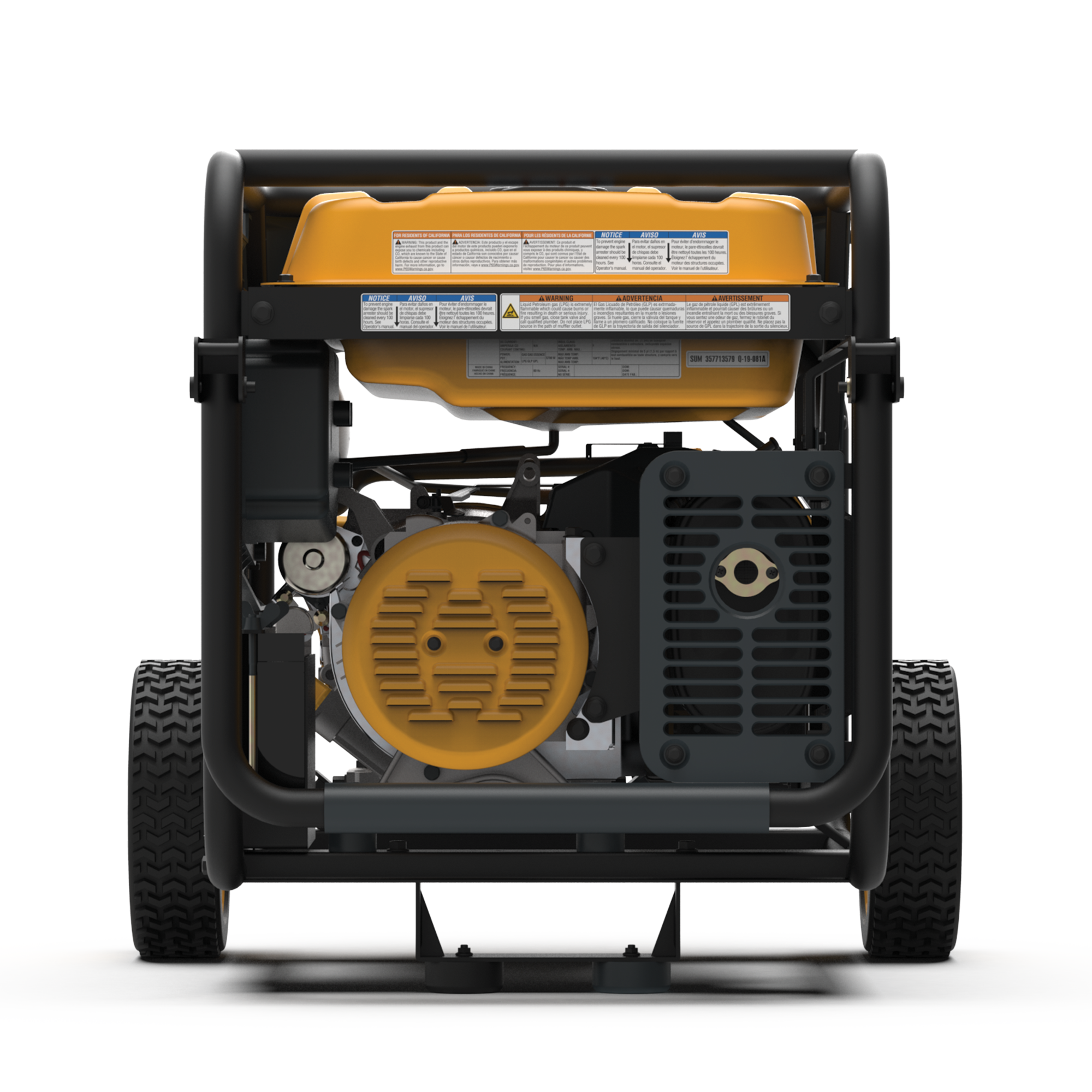 Dual Fuel Portable Generator 5700W with Electric Start - 120V/240V Output for Camping, Home Backup & Outdoor Power Needs