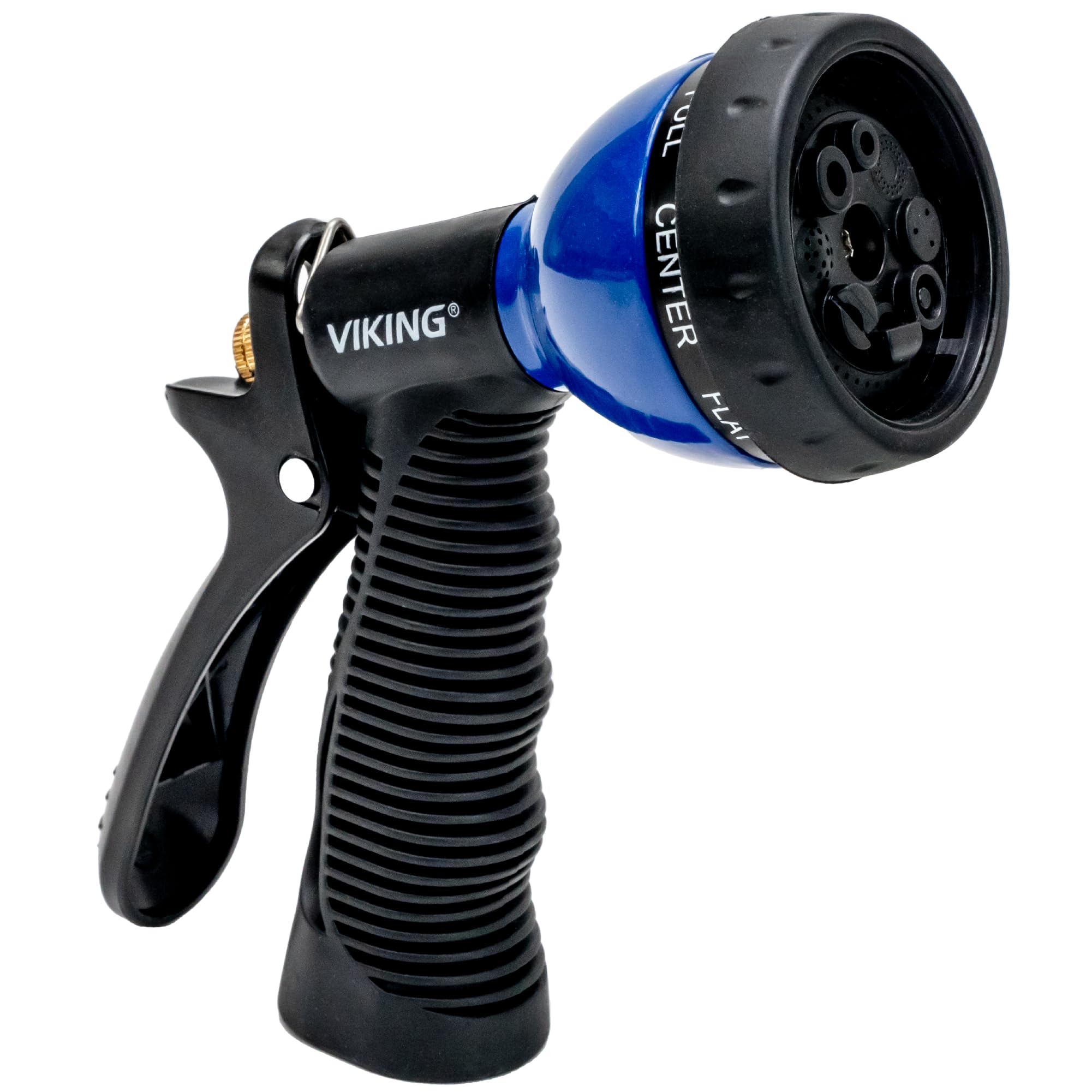 VIKING Heavy Duty Garden Hose Nozzle - 8 Adjustable Spray Patterns for Car Washing, Plant Watering, Pet Bathing & Home Cleaning | Durable Outdoor Watering Tool for Lawn, Garden & Household Use