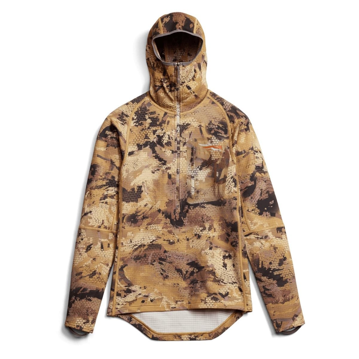 SITKA Gear Men's Grinder Hunting Layering Hoody - Lightweight Camo Jacket for Cold Weather & Outdoor Adventures - Perfect for Hunting, Hiking & Camping