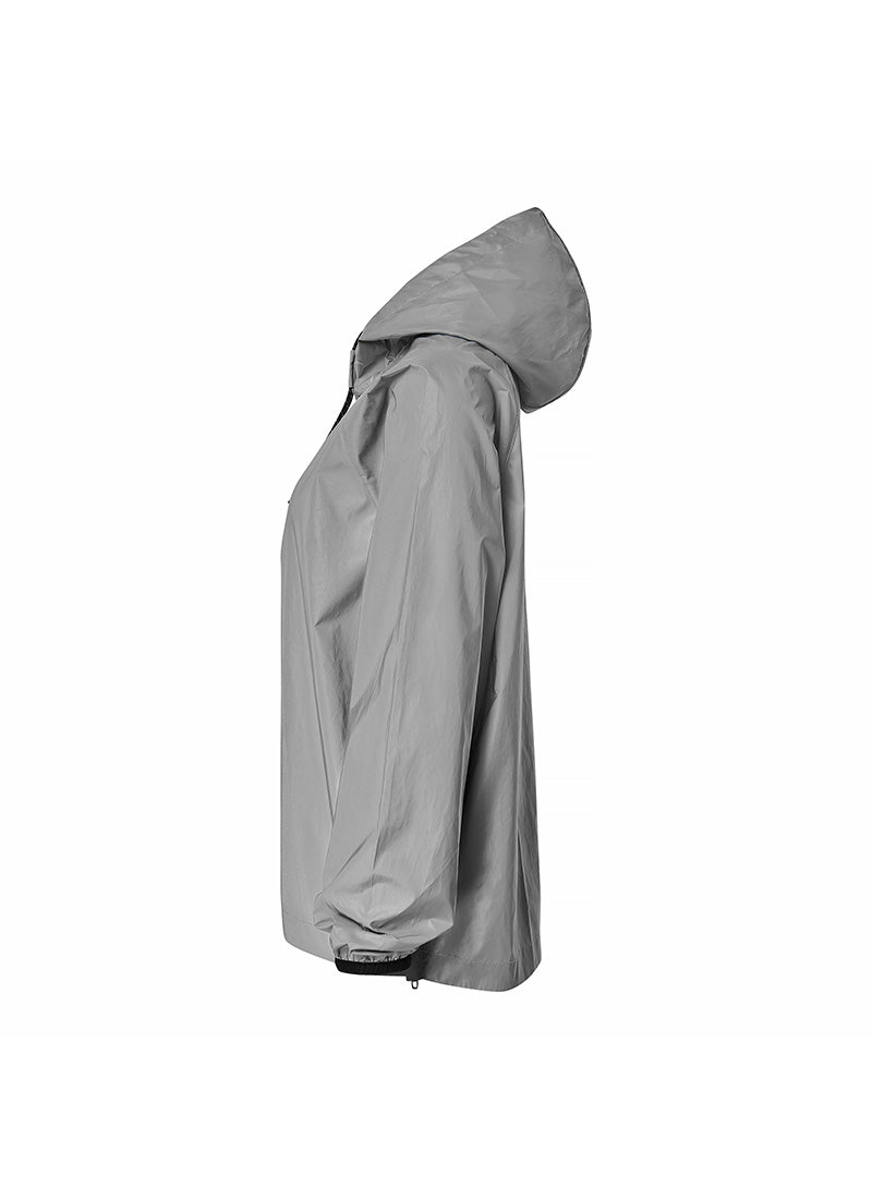 RX All Over Reflective Anorak Jacket - High Visibility Windproof Raincoat for Running, Cycling & Outdoor Safety Gear - Perfect for Night Jogging and Urban Commuting