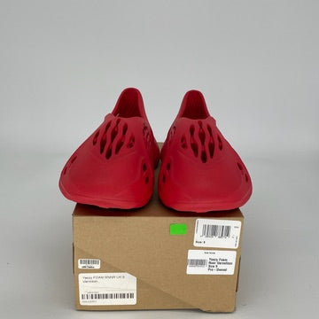 Adidas Yeezy Foam RNNR Vermilion - Men's Size 9 Sneakers (GW3355) | Comfortable Slip-On Shoes for Running, Gym & Casual Wear