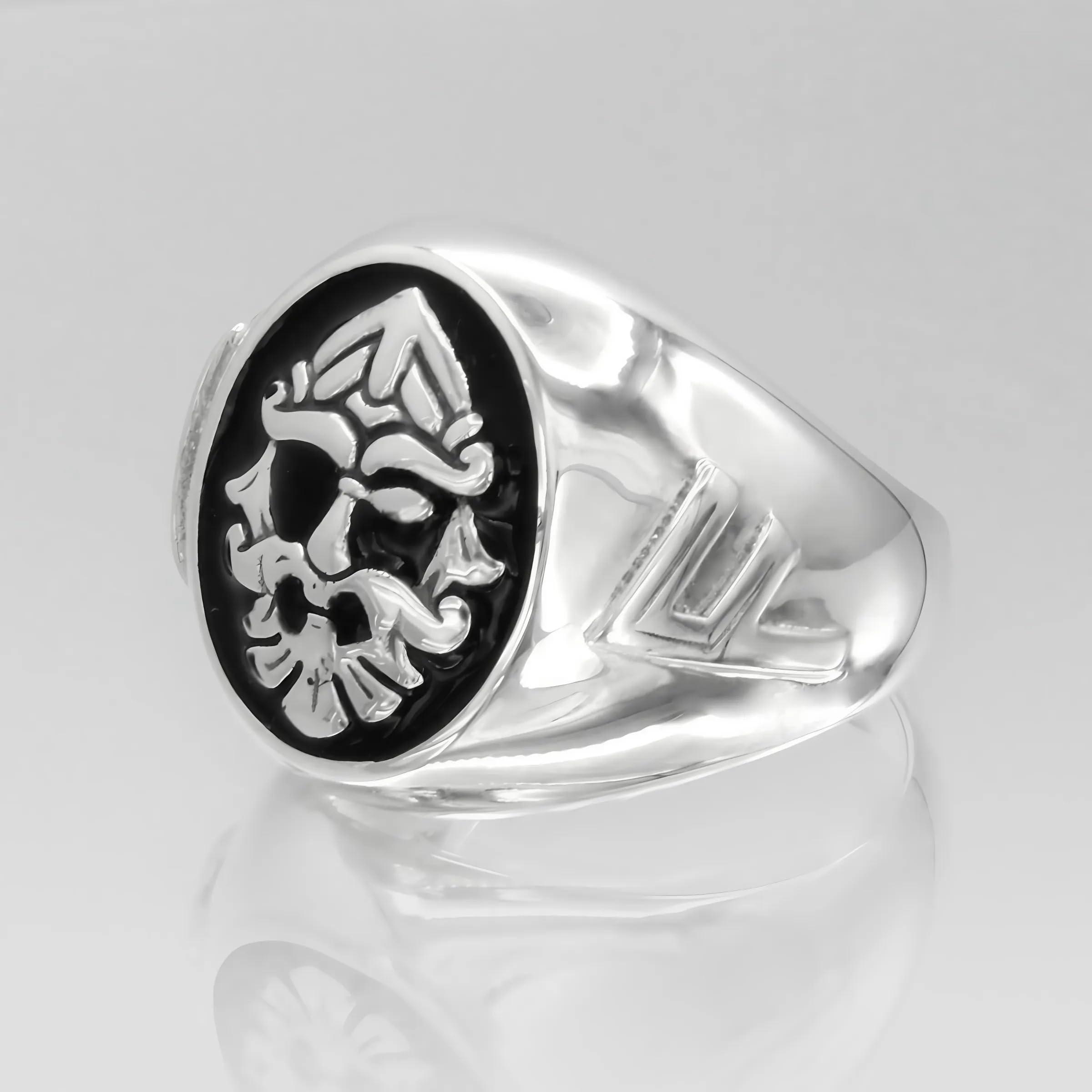 Dryad Design Odin Ring with Valknut and Ansuz Symbols - .925 Sterling Silver Viking Ring for Men & Women - Norse Mythology Jewelry - Size 5-15 - Perfect for Viking Lovers, Pagan Rituals & Medieval Reenactments