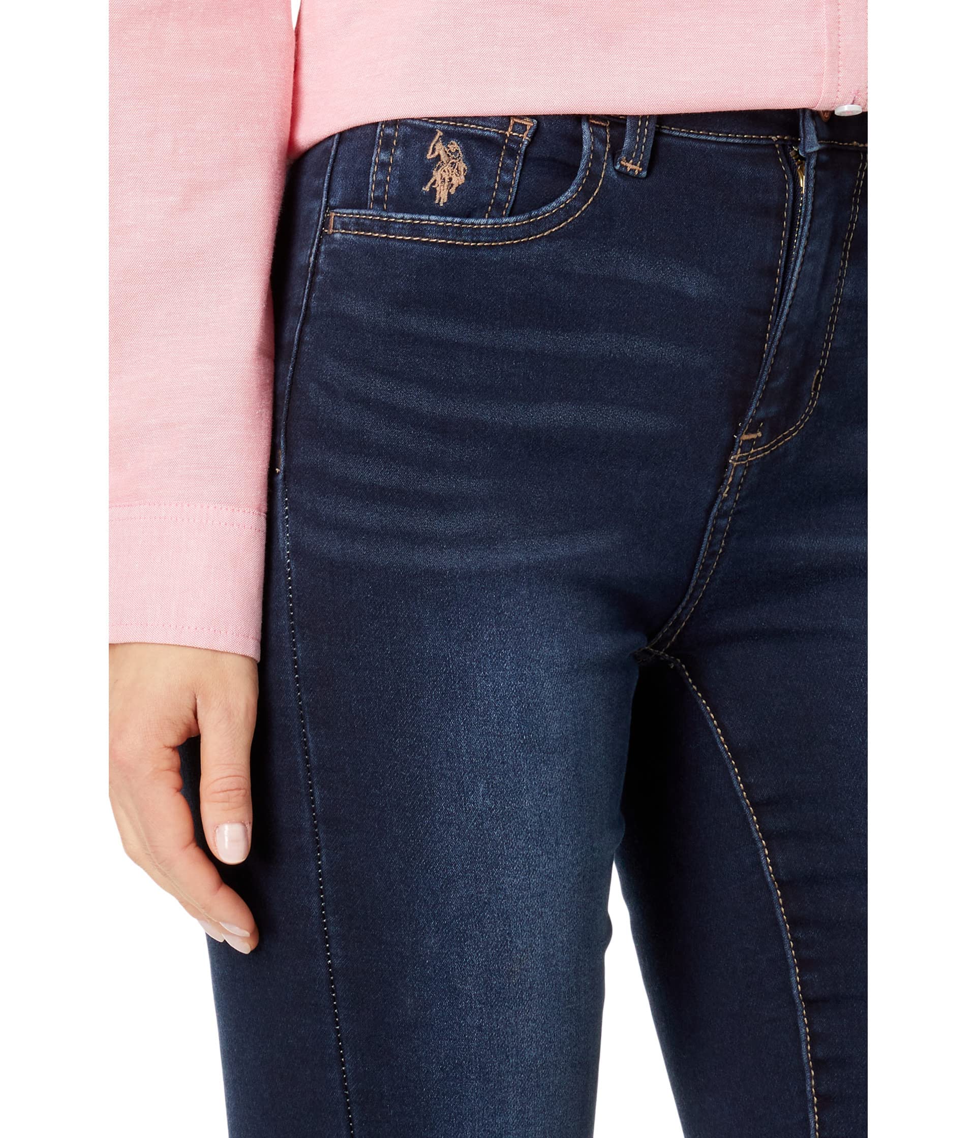 USPA Ultra High-Rise Jeans - Dark Wash Denim for Women | Casual & Office Wear