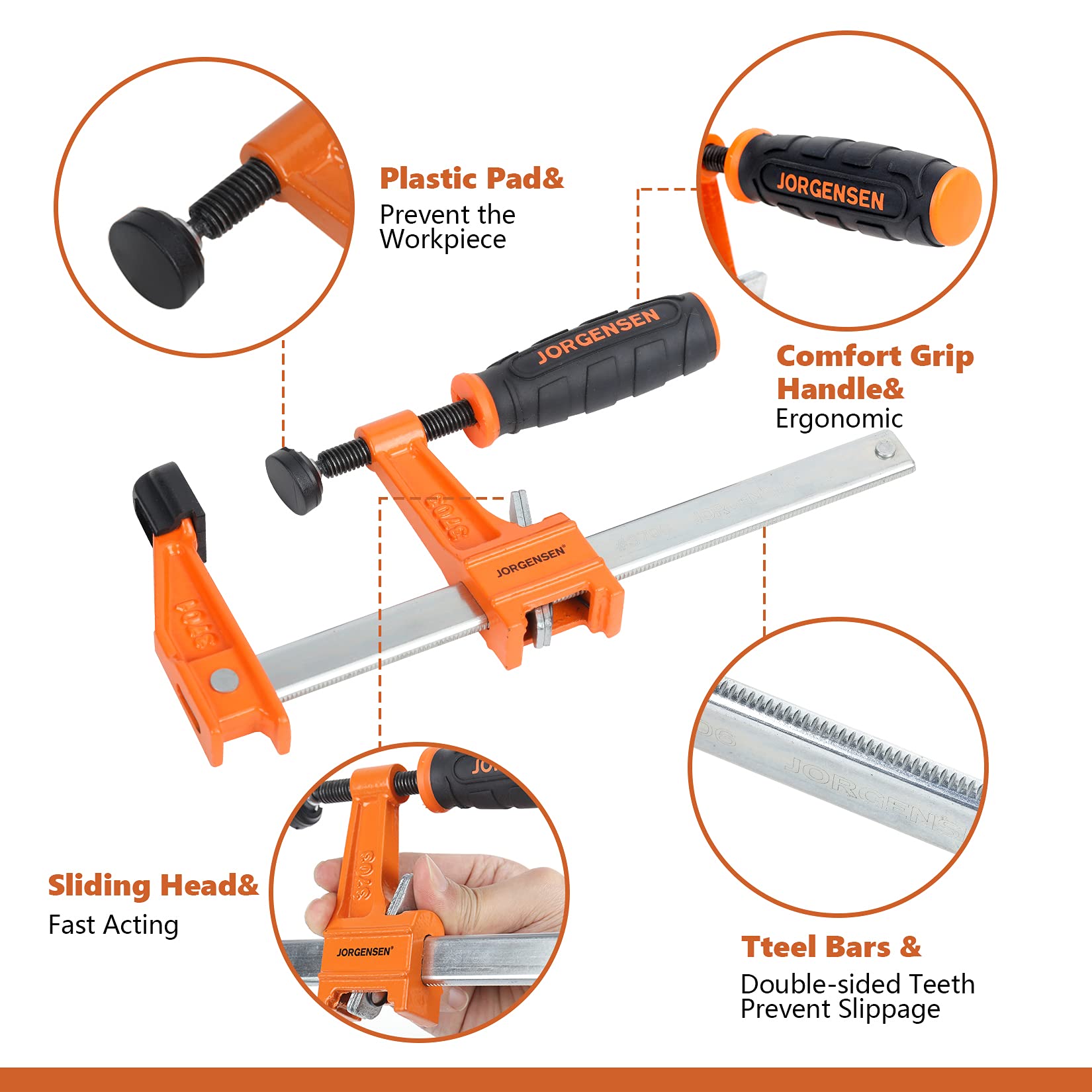 Pony Jorgensen 5-Piece Clamp Set (1