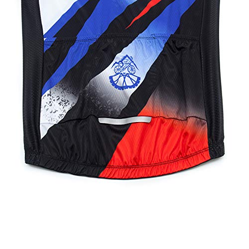 Aogda Men's Cycling Vest - Breathable Sleeveless Bike Jersey for Road & Mountain Biking - Team Cycling Apparel for Outdoor Sports & Training
