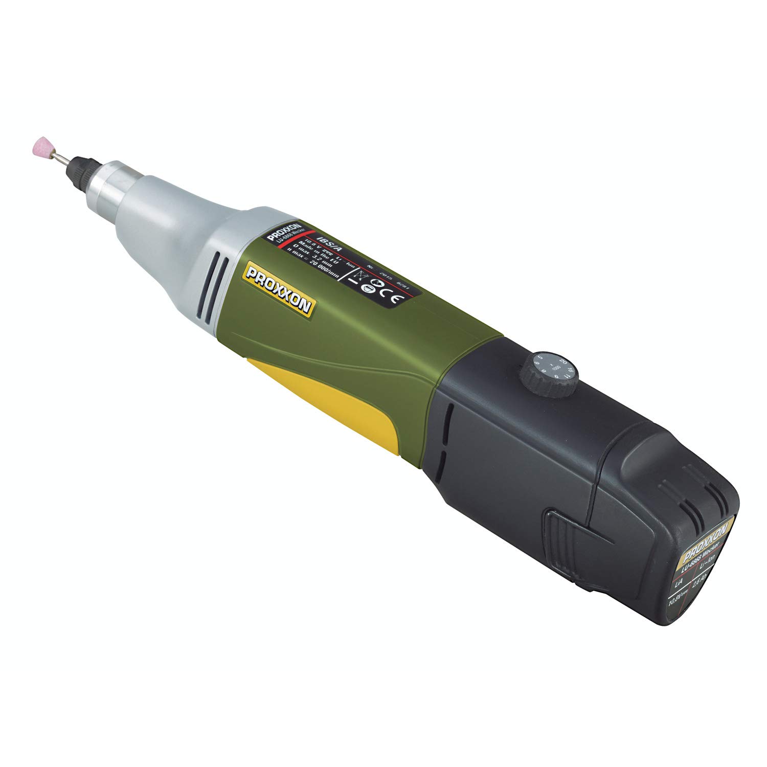 Proxxon 39800 Cordless Rotary Tool IBS/A - Compact & Powerful for DIY, Crafts, and Precision Work - Perfect for Woodworking, Metal Engraving, and Jewelry Making