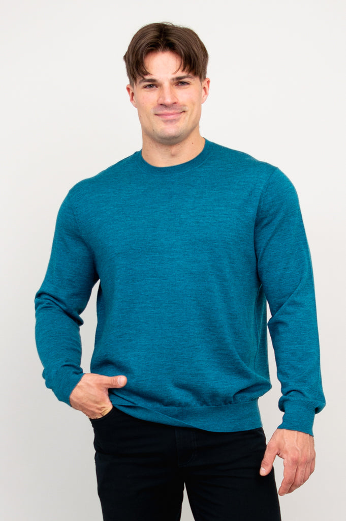 Premium Fraser Sweater for Men & Women - 100% Merino Wool, Soft & Warm Forest Green Pullover - Perfect for Hiking, Camping & Winter Outdoor Activities