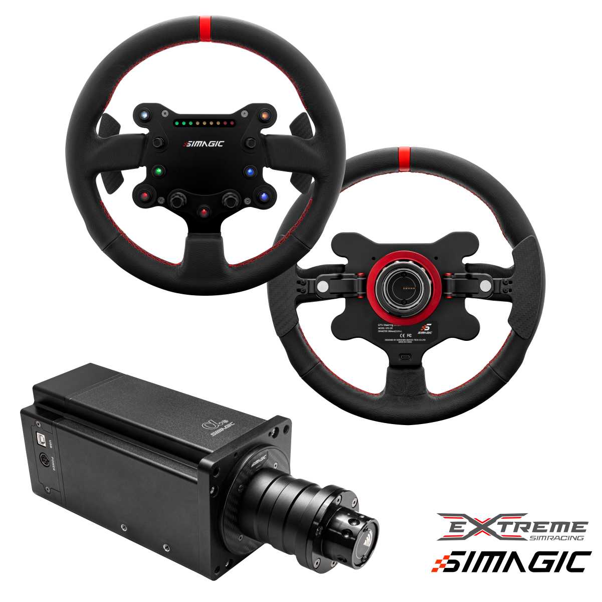 Simagic Alpha U Direct Drive Racing Wheel - 23Nm High Torque Force Feedback for PC & PS5 - Perfect for Sim Racing, Drifting, and Competitive Gaming