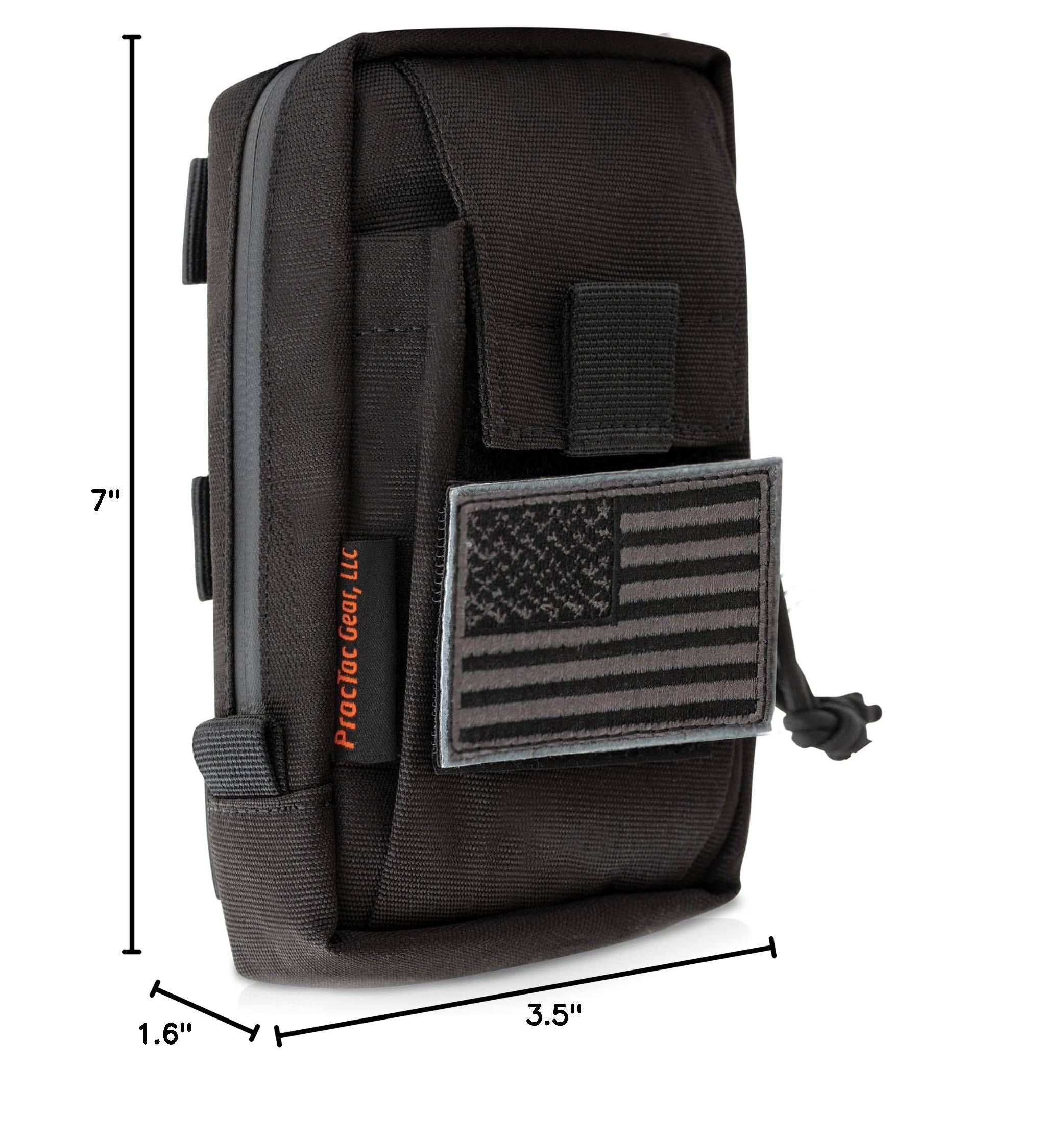 Tactical Molle Phone Pouch for Men - EDC Backpack Clip On for Outdoor & Hiking