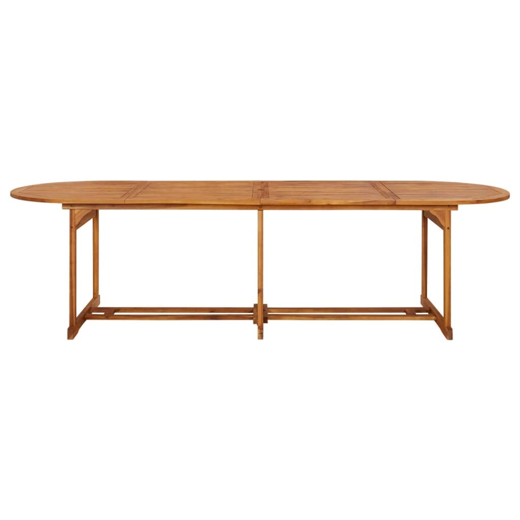 Solid Acacia Wood Outdoor Patio Table 110.2