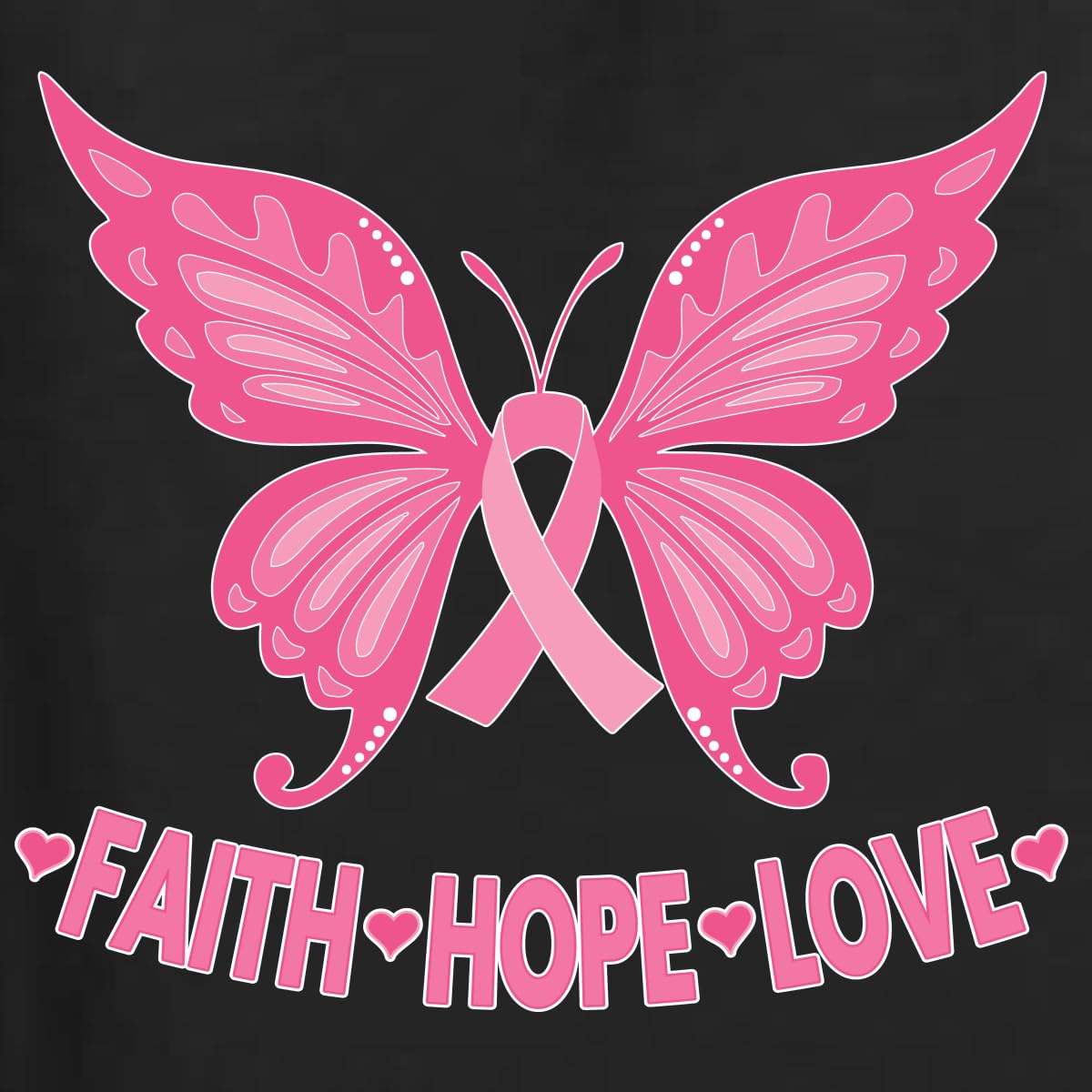 Wild Bobby Breast Cancer Awareness Pink Ribbon Sunflower Zip Up Hoodie - Faith Inspired Sweatshirt for Women, Support Survivors - Perfect for Charity Events, Fundraisers & Everyday Wear