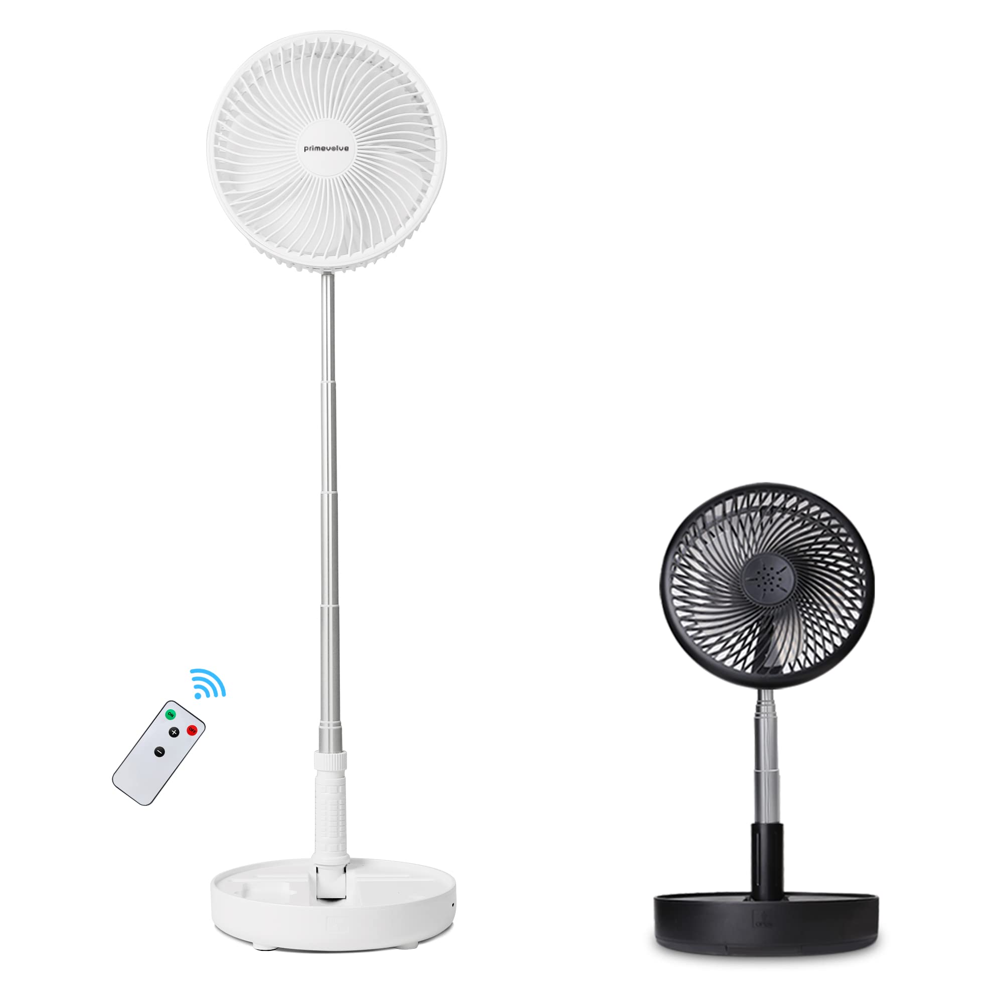 Primevolve Battery Operated Portable Standing Fan - 10