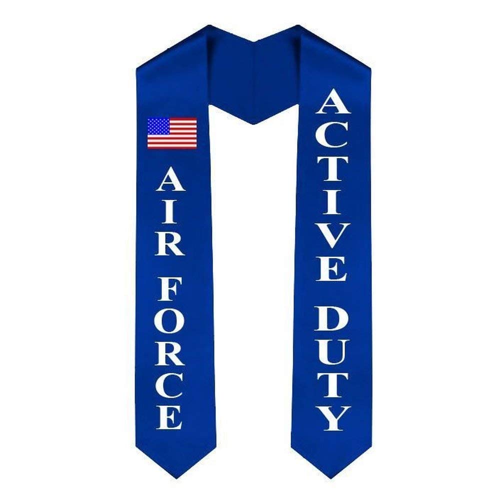 Air Force Graduation Sash Stole for Military Ceremonies - Perfect for Active Duty, Commissioning & Promotion Events