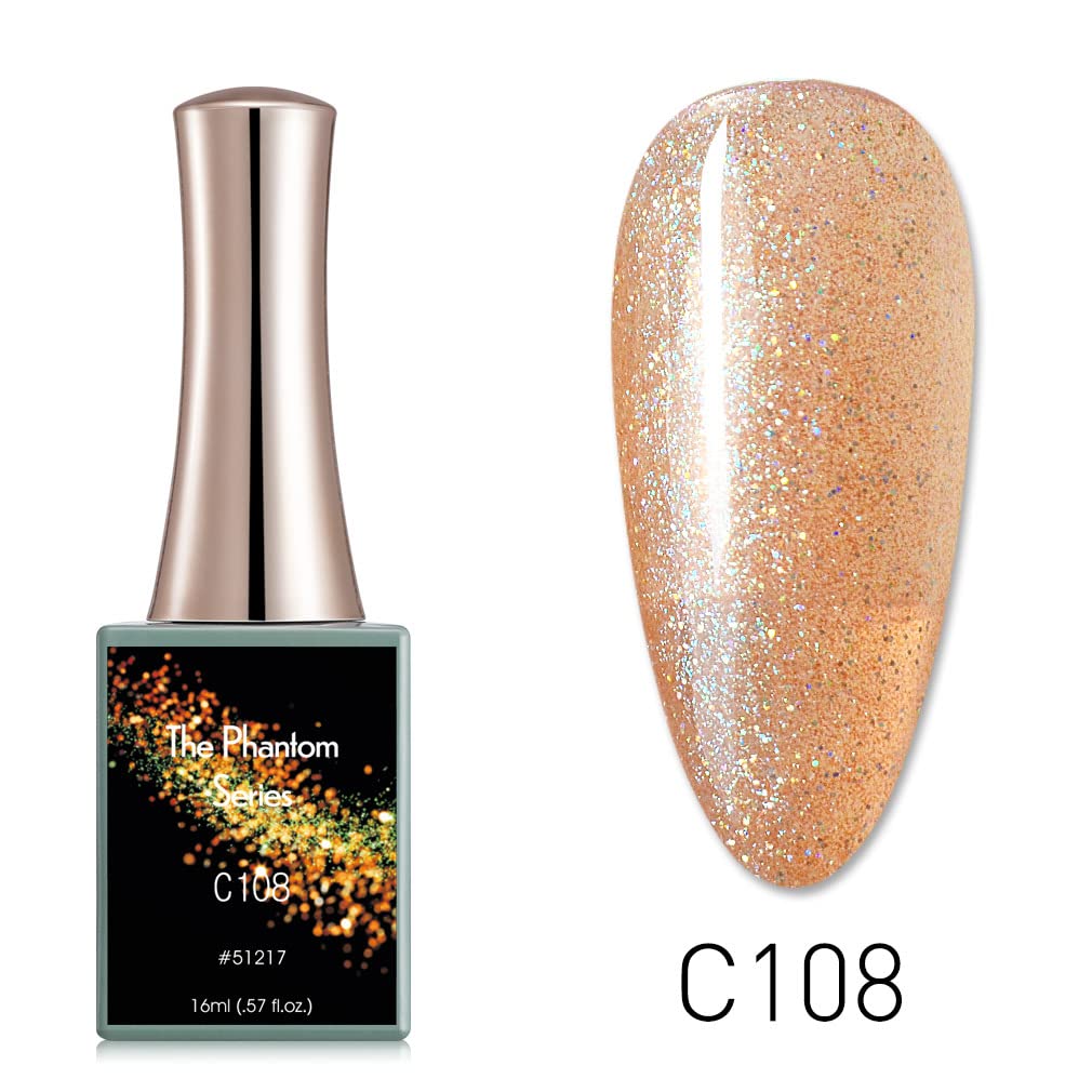 BELLE GAGA™ CANNI Soak Off LED Gel Nail Polish - 16ml Long Lasting Nail Color for Manicure & Nail Art - Salon Quality DIY Home Kit (C108) - Perfect for Parties, Weddings & Daily Nail Care
