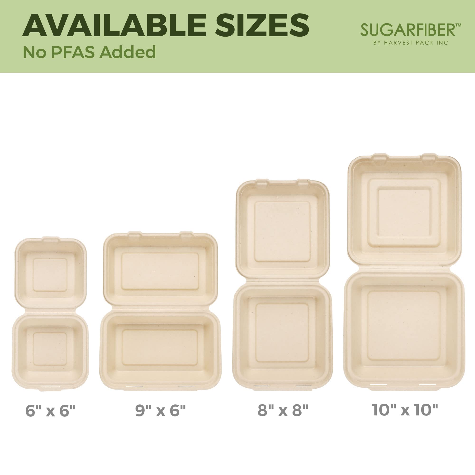 500-Pack PFAS-Free 9x6