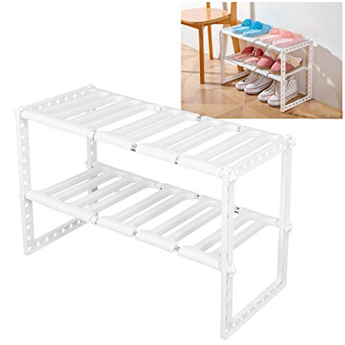 Stainless Steel Sink Cabinet Organizer - Adjustable 38-70CM for Bathroom & Kitchen Storage - Perfect for Under Sink Organization, Sponge Holder, and Cleaning Supplies Storage
