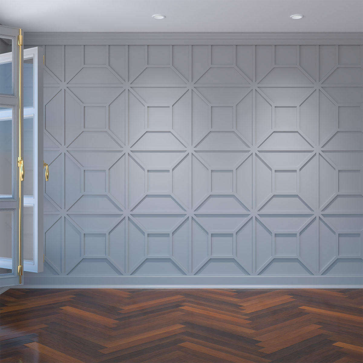 Marion Decorative Fretwork Wall Panels - Elegant Laser-Cut Wooden Room Dividers for Home & Office Decor | Perfect for Living Rooms, Bedrooms, and Entryways