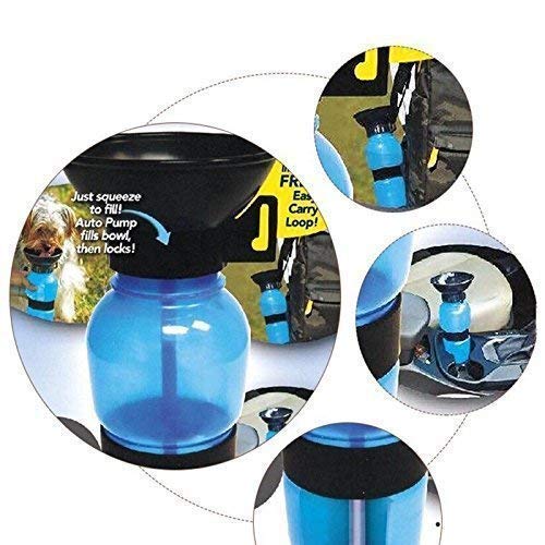 GLIVE BPA-Free Portable Dog Water Bottle - Leak-Proof Travel Water Feeder & Drinking Cup for Pets | Perfect for Hiking, Walking, and Outdoor Adventures