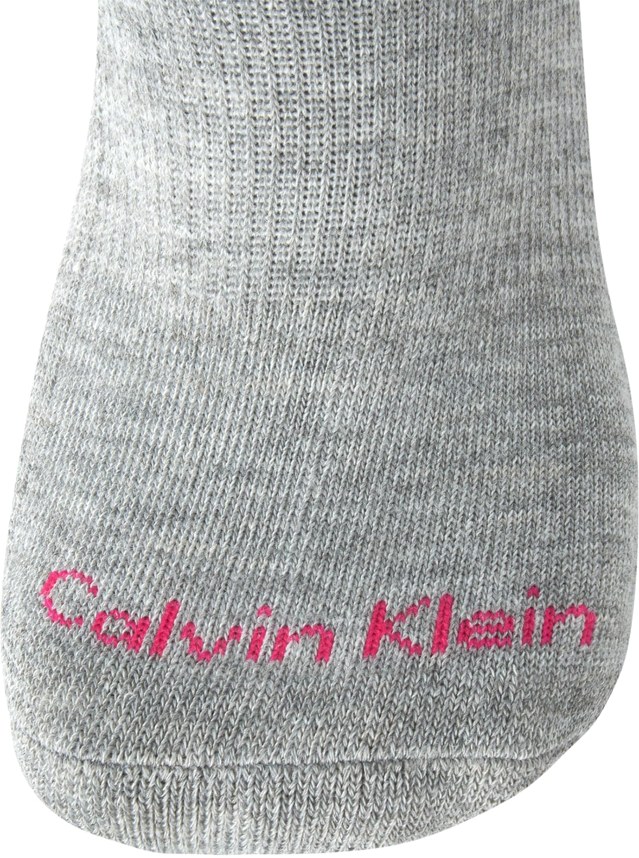 Calvin Klein Girls' No Show Ankle Socks - 6 Pack Soft Cushioned Cotton Socks for School, Sports & Everyday Wear