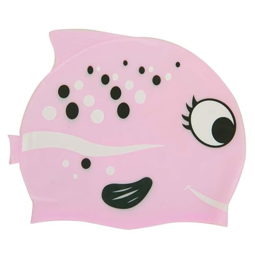 Swim Cap-Pink Fish