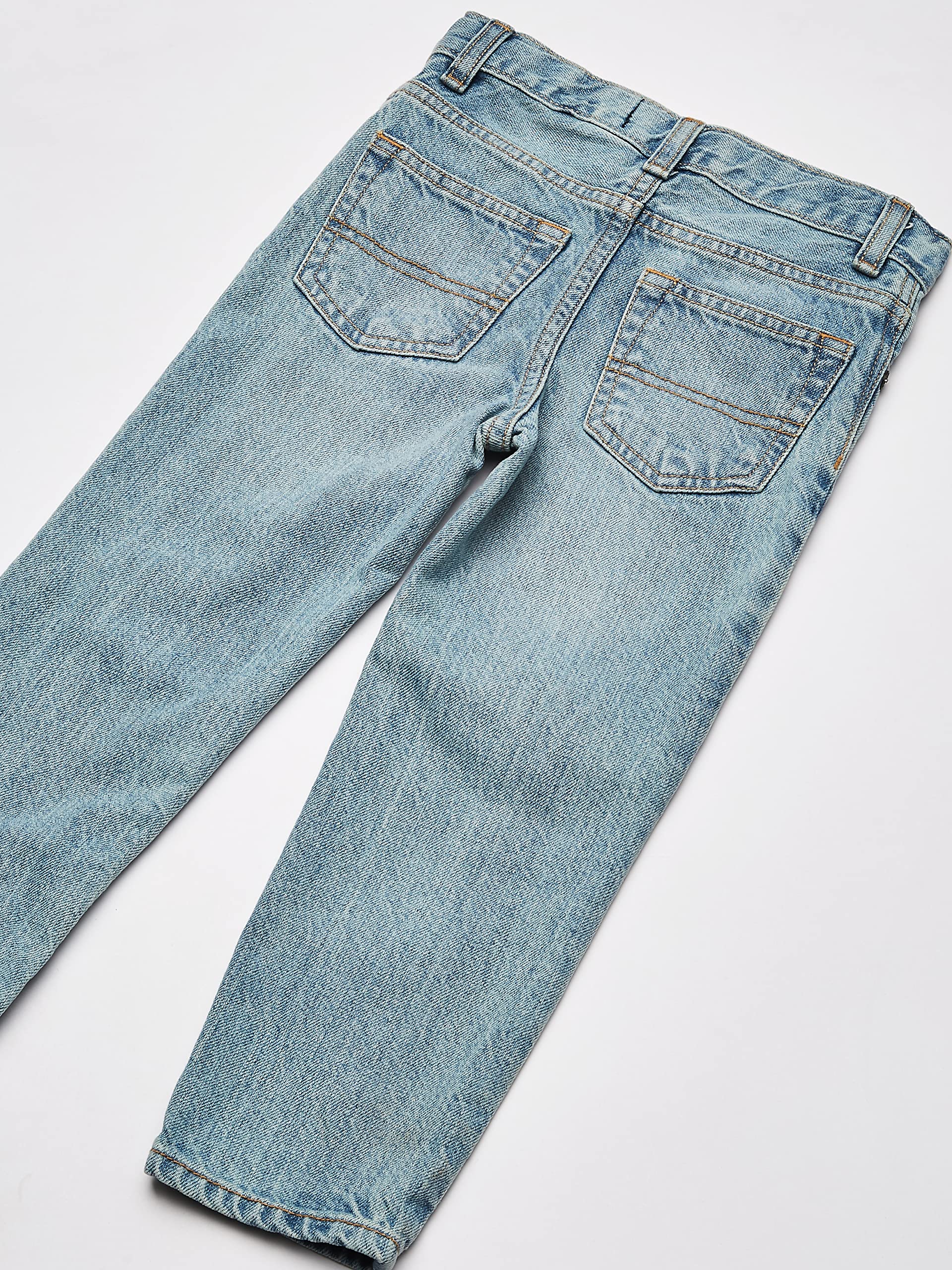 OshKosh B'Gosh Boys' Straight Fit Jeans - Comfortable Denim Pants for Kids, School & Play | Classic Blue Jeans for Everyday Wear