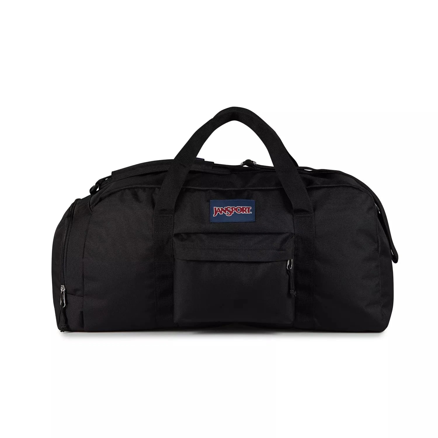 JanSport Weekender Large Duffel Bag - Black | Durable Travel Duffel for Weekend Trips, Gym & Sports Gear | Perfect for Camping, Workouts & Overnight Stays