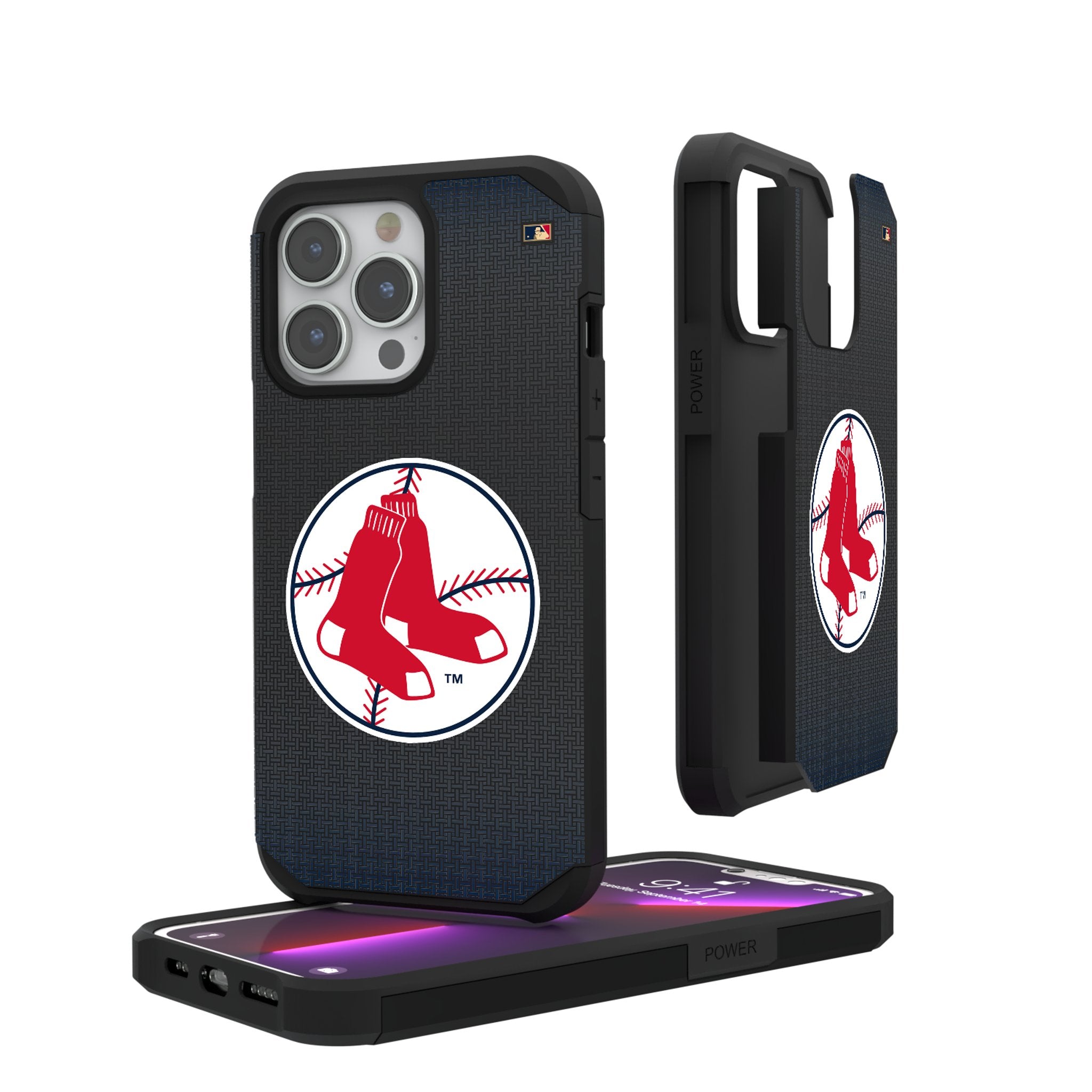 Vintage Boston Red Sox 1970-1975 Cooperstown Collection Linen Rugged Phone Case - Durable Protective Cover for iPhone & Android - Perfect for Baseball Fans & Sports Enthusiasts at Games, Work, or Travel
