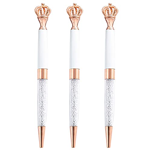 white(rose gold crown)