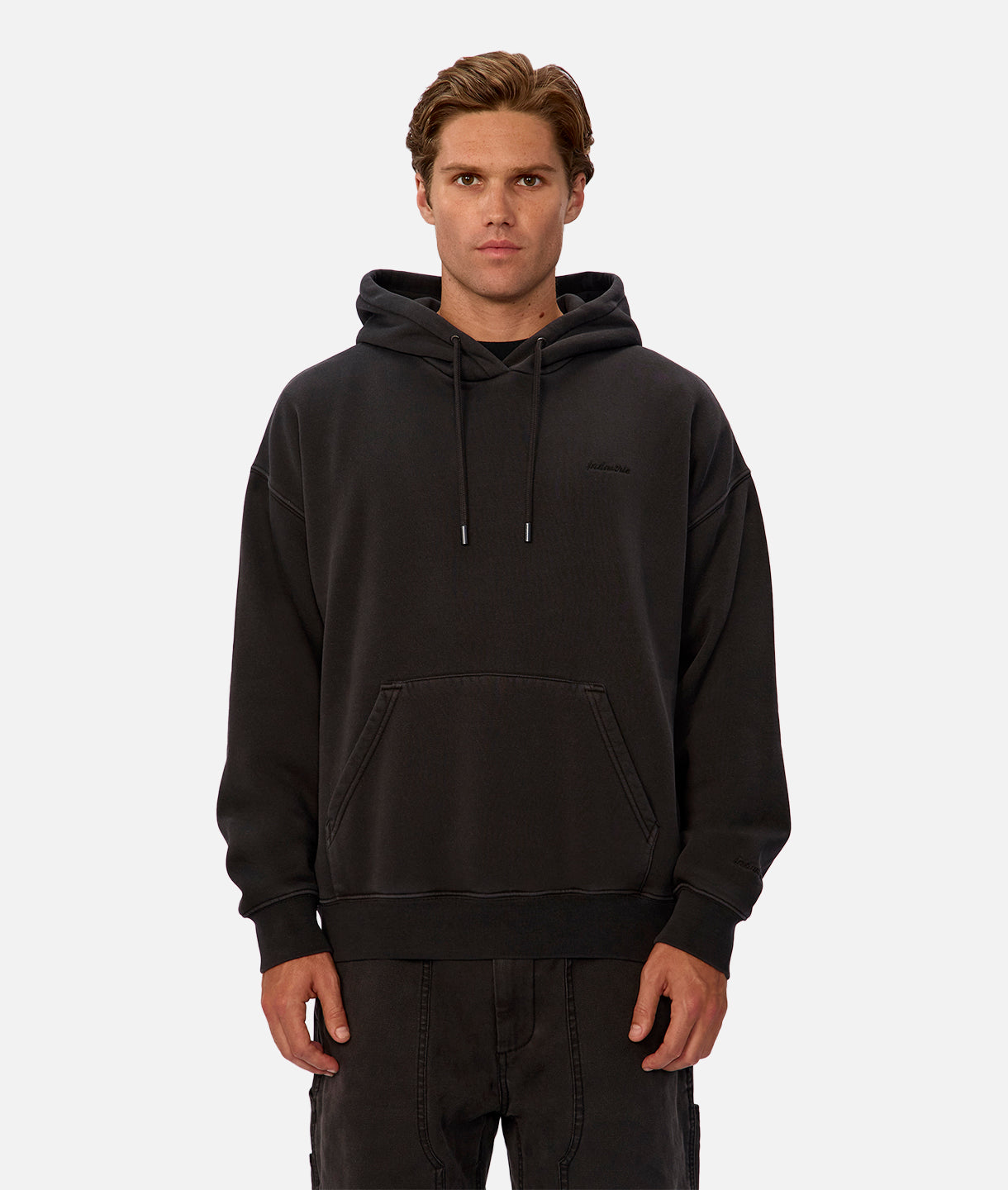Premium Del Sur Washed Hoodie for Men & Women - Soft Washed Black Cotton Pullover for Casual Wear & Outdoor Activities