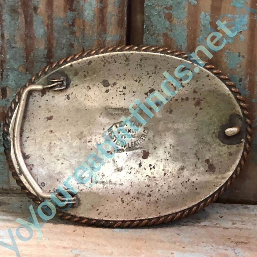 Vintage Tex Tan Western Cowboy Belt Buckle - Genuine Leather Strap for Men - Perfect for Rodeo, Country Music Festivals & Western Fashion Outfits