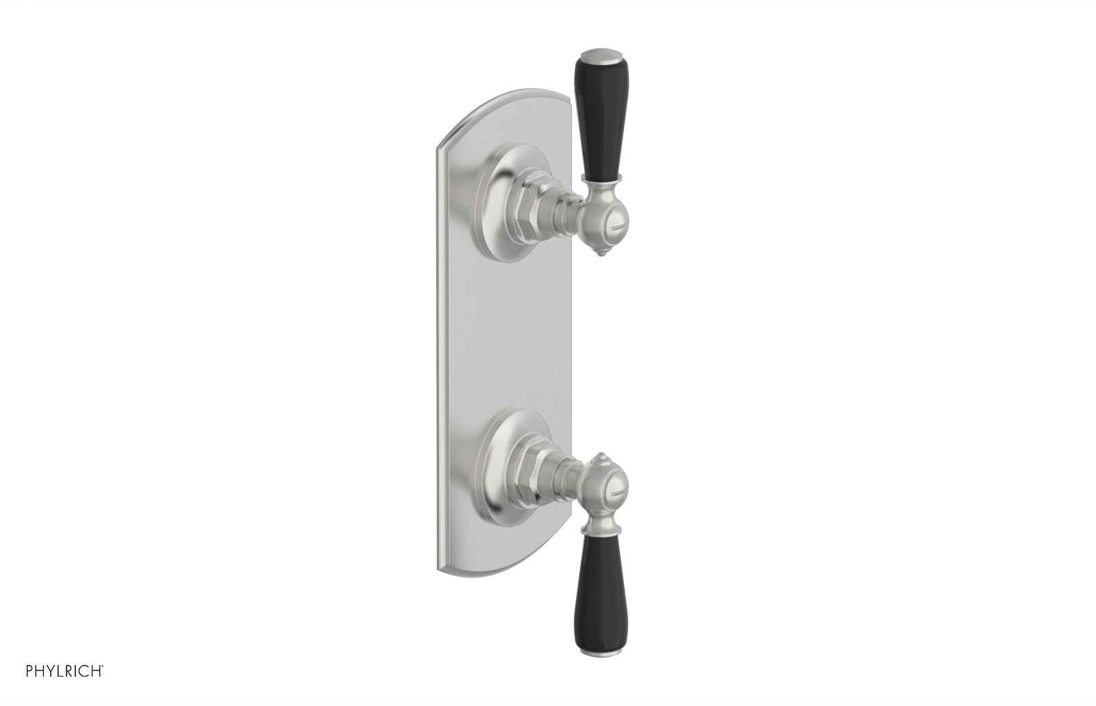Jamestown Thermostatic Shower Valve with Volume Control & Diverter - Black Accented Bathroom Fixture for Modern Showers & Spa-Like Experience