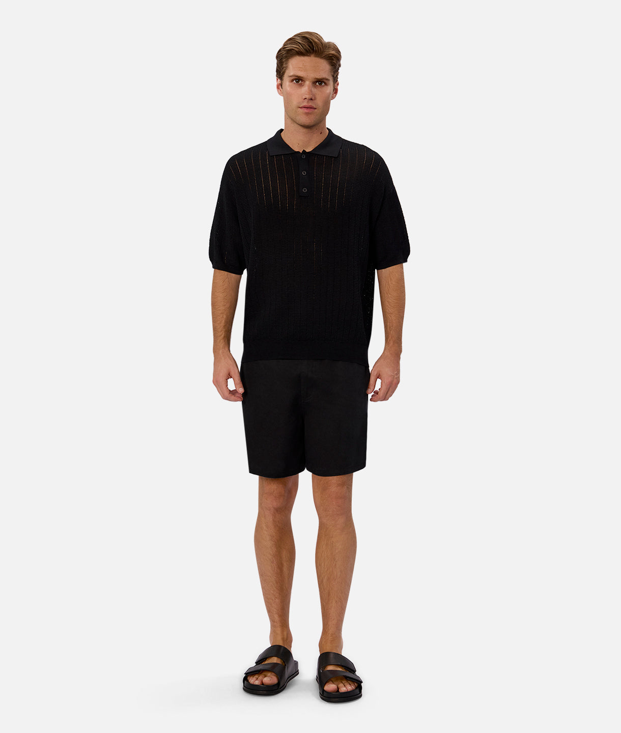 The Corsica Short - Stylish Black Shorts for Men & Women | Comfortable Casual Wear for Summer, Beach, Gym & Outdoor Activities