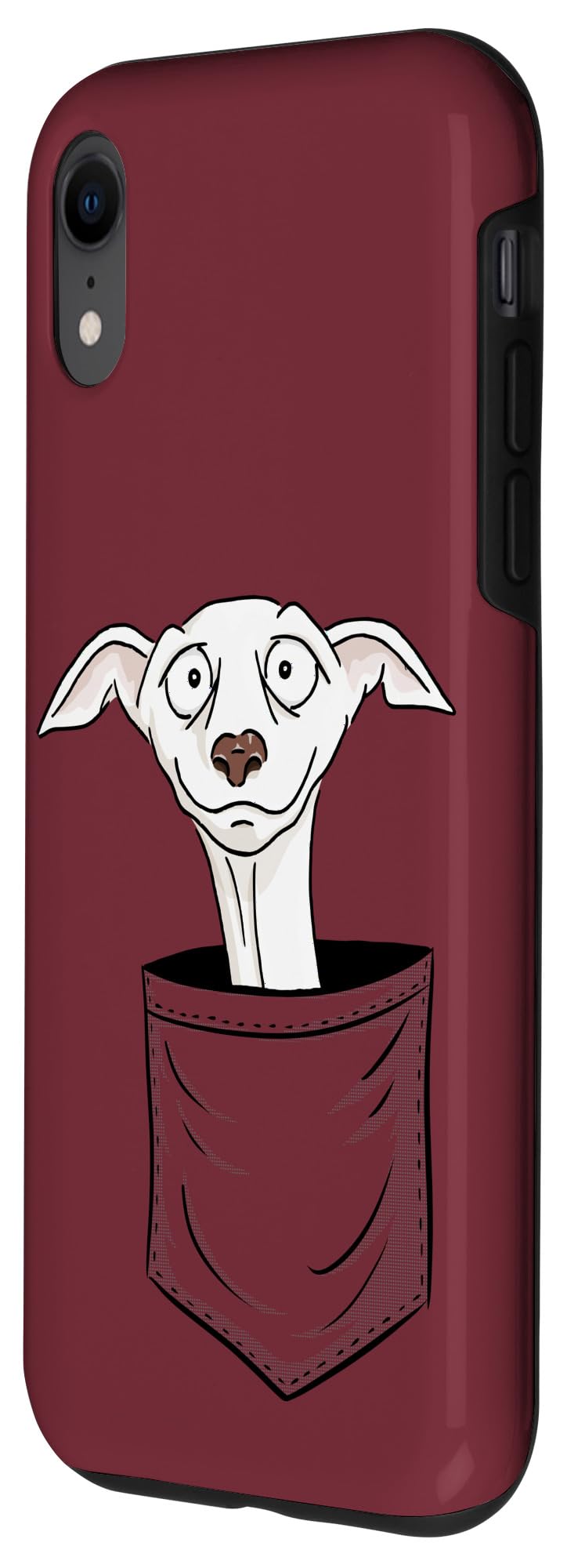iPhone XR Case - Sighthound Greyhound Whippet Dog Design | Slim Protective Phone Cover for iPhone XR | Perfect Gift for Dog Lovers & Pet Owners