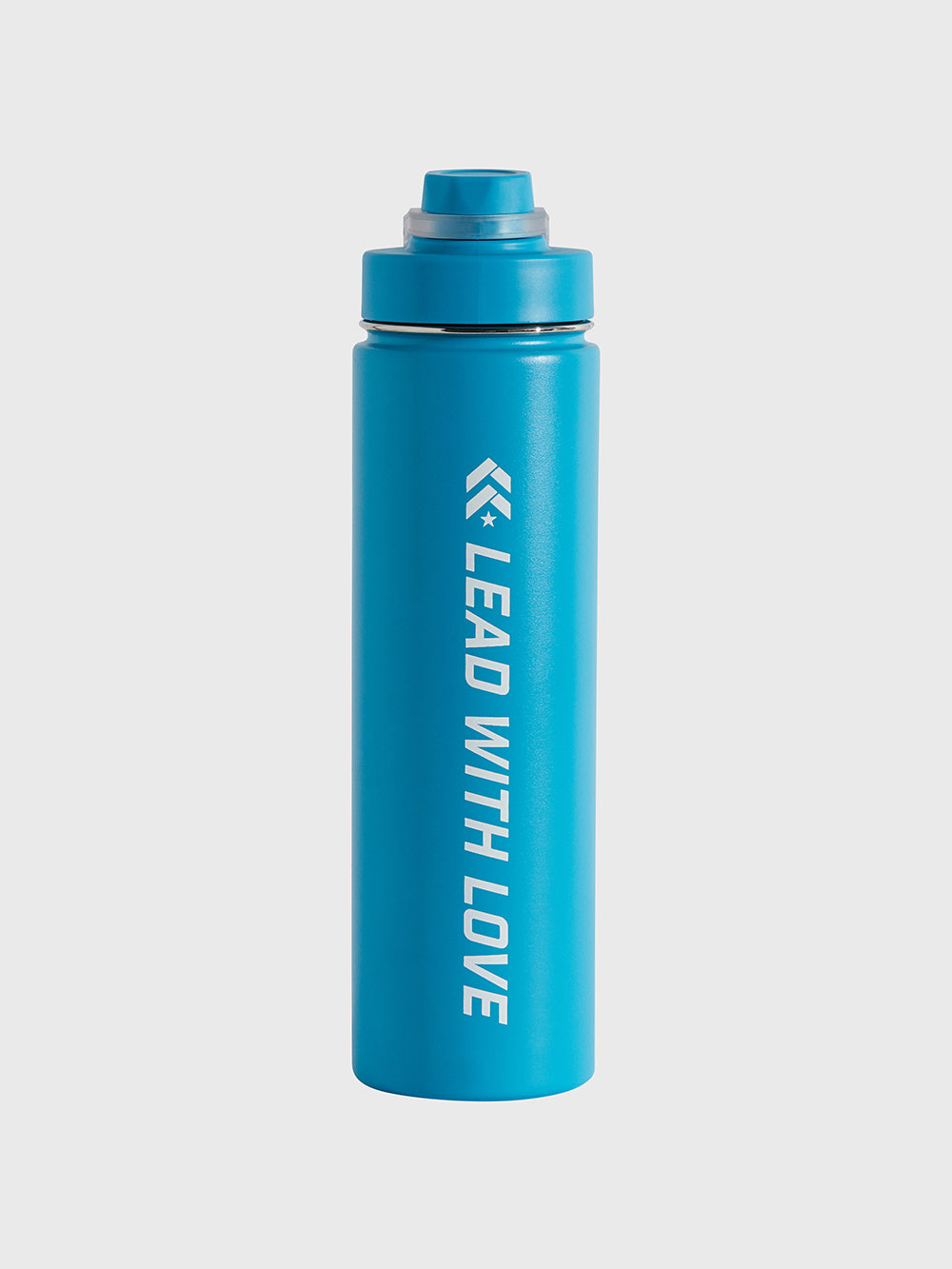 Barry's Blue Love Water Bottle - 24oz Insulated Stainless Steel Water Bottle with Straw Lid, Leakproof & BPA Free - Perfect for Gym, Hiking, Travel & Everyday Hydration