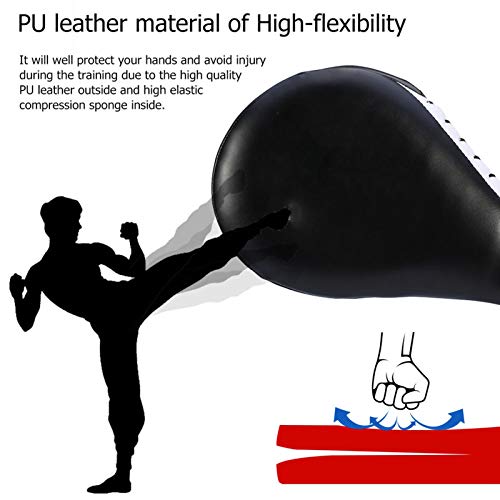 Premium Taekwondo Kick Pad - High Density Foil Striking Target for Tae Kwon Do, Karate, Kickboxing & MMA Training - 15.4