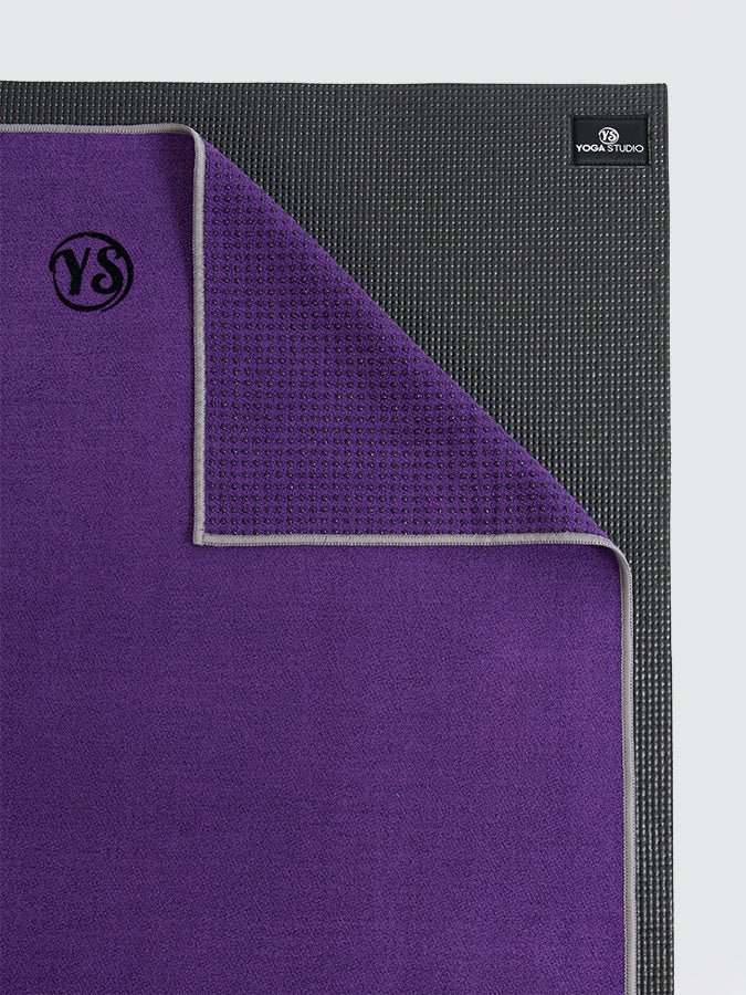 Non-Slip Premium Grip Dot Yoga Mat Towel for Hot Yoga & Pilates - Sweat Absorbent, Eco-Friendly Workout Accessory for Home & Studio Practice