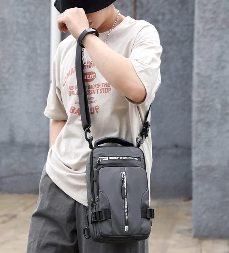 Shrux Waterproof Sling Backpack - USB Charging for Travel & Gym