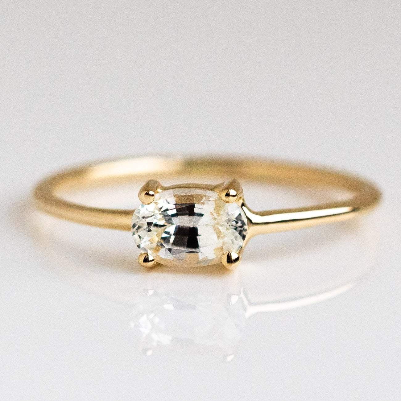 14K Gold Sweetest Birthstone Ring - Personalized Birth Month Jewelry for Women, Dainty Stackable Ring Gift for Her | Perfect for Birthdays, Anniversaries & Everyday Wear